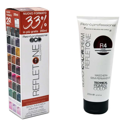 maschera colorante r4 rame, astuccio e tubo