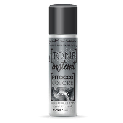 spray colorante per capelli grigio