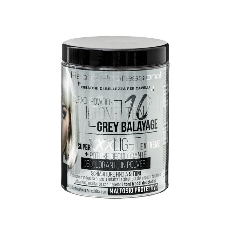 Retrò Professional Bleach Powder I-Tone Ten Gray Balayage Bleaching powder